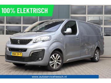 Zakelijke lease - Peugeot e-Expert Long 75 kWh l NAVI l, Automaat, Gebruikt, Zwart, Regensensor