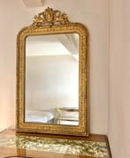 Antieke spiegel 121x74cm, Ophalen of Verzenden