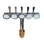 Tapzuil 5 kraans chrome, Verzenden