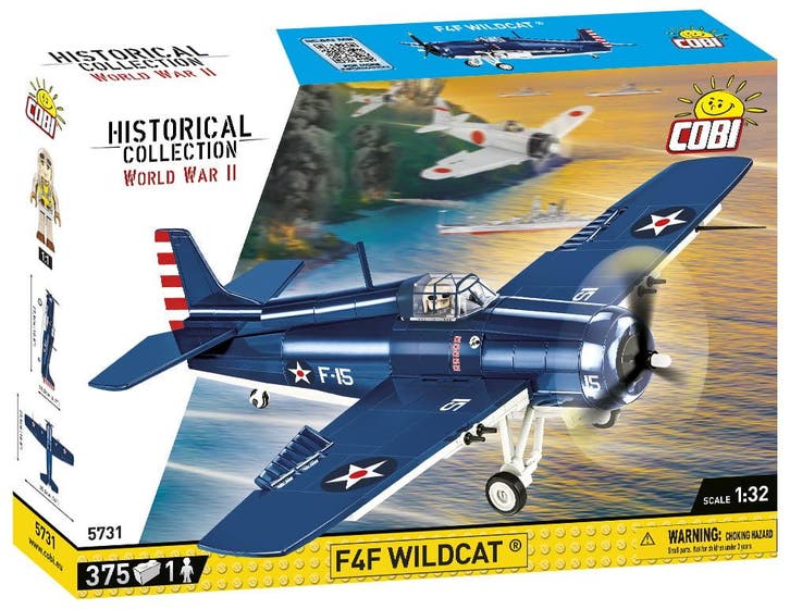 COBI  5731 F4F Wildcat (Leger bouwsets, Modelbouwsets), Kinderen en Baby's, Speelgoed | Bouwstenen, Nieuw, Verzenden