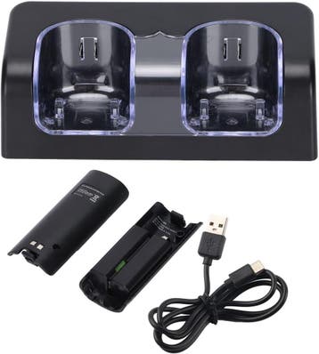Oplaadstation Voor 2 Nintendo Wii Controllers Batterij Oplad, Verzenden, Nieuw