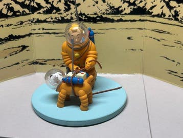 Tintin - Diorama Moulinsart - Tintin et Milou cosmonautes, Nieuw