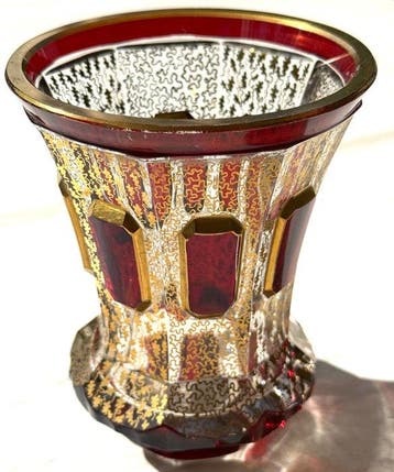 Böhmen Josephinenhütte - Bekerglas - Kristal - Biedermeier