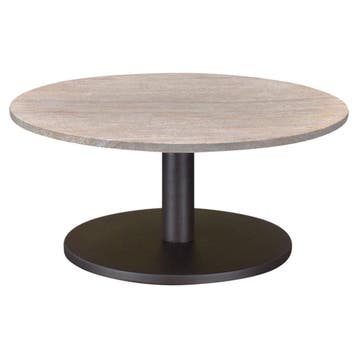 o lounge tafel 60x60x30 cm terre polystone travertine, Tuin en Terras, Tuintafels, Ophalen of Verzenden, Nieuw