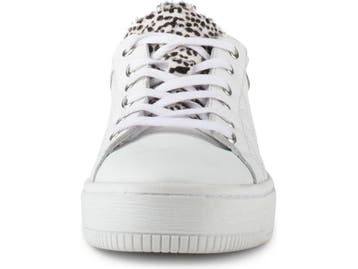 PS Poelman Esquimo - Dames Quilted Leren Tennis Sneakers -, Verzenden, Zo goed als nieuw