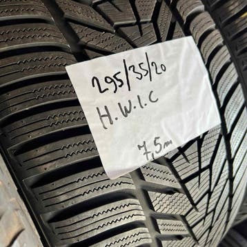 2 x Hankook Winter i*cept 295-35-20 Winterbanden 7,5mm, Auto-onderdelen, Banden en Velgen, Gebruikt, 295 mm, Band(en), Personenwagen