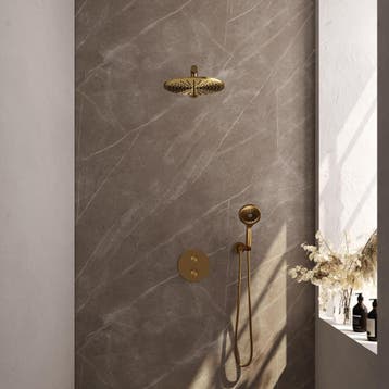Brauer Gold Edition Thermostatische Regendoucheset Inbouw -, Ophalen of Verzenden, Nieuw
