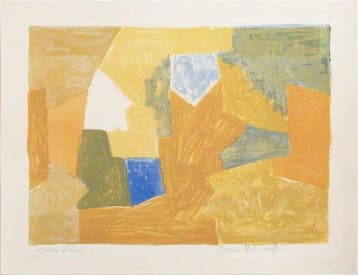 Serge Poliakoff (1900-1969) - Composition jaune, orange et