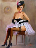Vladimir Petrov (1945) - Danseuse de Cabaret - Meneuse de