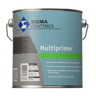 SIGMA multiprimer  - WIT - 2,5 liter (GRONDVERF -  PRIMER), Wit, Nieuw, Ophalen of Verzenden, Verf