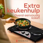 2dekans | KitchenBrothers Elektrische Kookplaat - 2 Pits -, Ophalen of Verzenden, Zo goed als nieuw