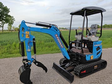 GOEDKOOPTS Kingway minigraafmachine minigraver wiellader, Zakelijke goederen, Machines en Bouw | Kranen en Graafmachines, Verzenden