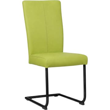 Leren eetkamerstoel Dry - Toledo Lime (felgroen) -, Huis en Inrichting, Overige kleuren, Nieuw, Leer, Ophalen of Verzenden