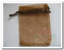 Cadeauzakje giftbag Organza Koper 7x9 cm, Ophalen of Verzenden, Nieuw