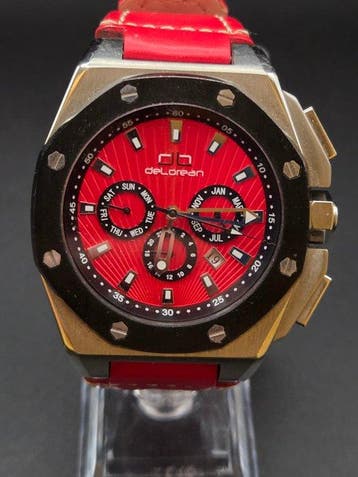 DeLorean Watch Uhr Full Calendar - Back to the Future - 45, Nieuw