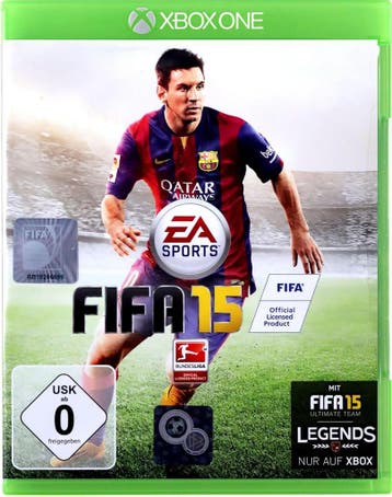 Fifa 15 (verpakking Duits, game Engels) (Xbox One), Verzenden, Gebruikt