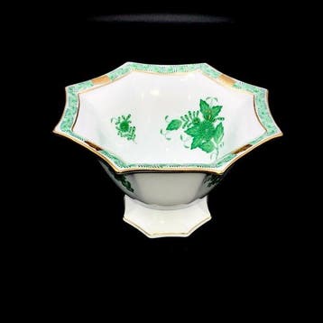 Herend - Exquisite Octogonal Bowl (16 cm) - Chinese Bouquet