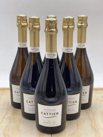 Cattier, Brut - Champagne Premier Cru - 6 Flessen (0.75, Nieuw
