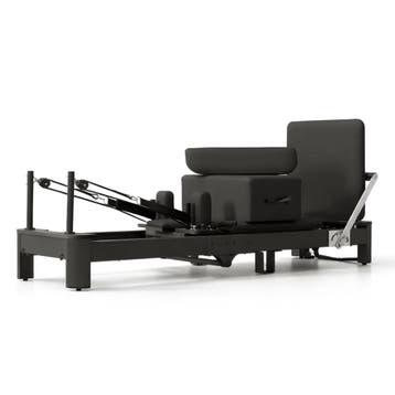 Pilates Reformer Inklapbaar | Aluminium | Zwart, Sport en Fitness, Nieuw, Overig