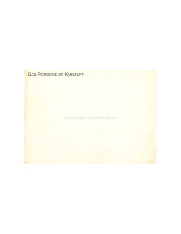 1970 PORSCHE 911 DAS KONZEPT BROCHURE DUITS, Nieuw, Porsche, Author