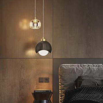 Moderne Hanglamp Glas Bol LED - Sfeervolle Verlichting voor, Verzenden, Nieuw