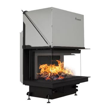 Inbouw Houtkachel Crystal 90 Premium Edition, Nieuw