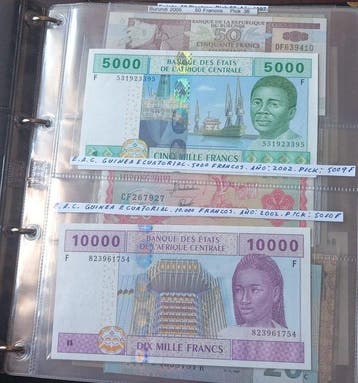 Wereld. - 116 banknotes - Various Dates (Zonder