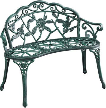 2dekans | Yaheetech Vintage Tuinbank 99,5 x 57 x 78,5 cm -, Tuin en Terras, Ophalen of Verzenden, Zo goed als nieuw