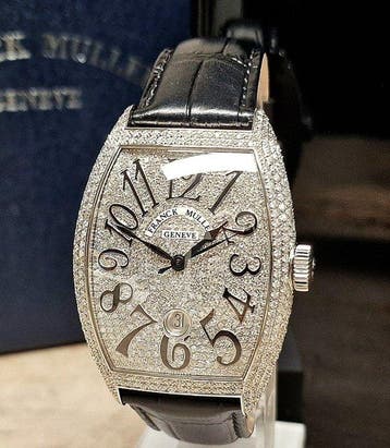 Franck Muller - Casablanca Iced Out 7ct. - Zonder, Nieuw