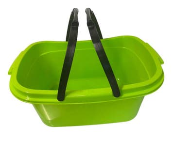Wasmand - Wasmanden - met Hengsel - 55x38x24 cm - Groen, Ophalen of Verzenden, Nieuw