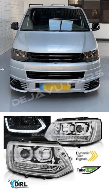 Xenon Look Dynamische LED Koplampen voor Volkswagen Transpor, Auto diversen, Ophalen of Verzenden