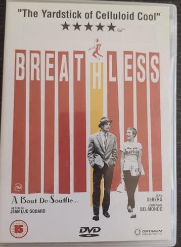 Breathless - (Jean Luc Godard)              Gratis verzenden, Vanaf 12 jaar, Verzenden, Zo goed als nieuw, Overige genres