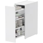 TRUUSK Smalle Badkamerkast met Wielen - Lade en 3 Diepe Vakk, Verzenden, Nieuw