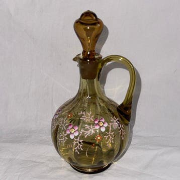 Oliepot - Glas - Antieke glazen karaf