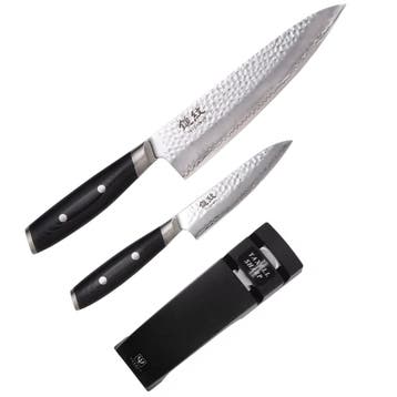 Yaxell Tsuchimon Geschenkset – 3-delig – Messenslijper m, Ophalen of Verzenden, Nieuw, Overige materialen, Bestekset