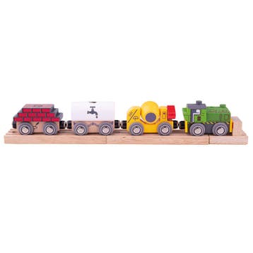 BigJigs houten bouwtrein - speelgoe van €22,99 voor €20,69, Ophalen of Verzenden, Nieuw