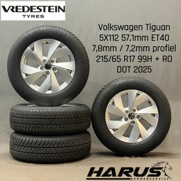 Originele Volkswagen Tiguan 17 inch winterwielen – 571601025, Banden en Velgen, 17 inch, Personenwagen, Gebruikt