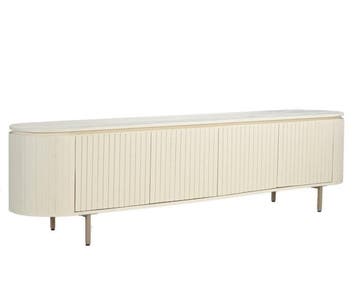 Tv meubel Patou 210 cm - Beige, Ophalen of Verzenden, Nieuw