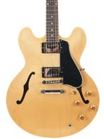 Gibson ES335 50s Vintage Natural (Instrument), Ophalen of Verzenden, Nieuw, Hollow body, Gibson