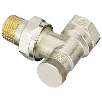 Danfoss RLV-S voetventiel 1/2 haaks, Doe-het-zelf en Verbouw, Verwarming en Radiatoren, Verzenden, Nieuw