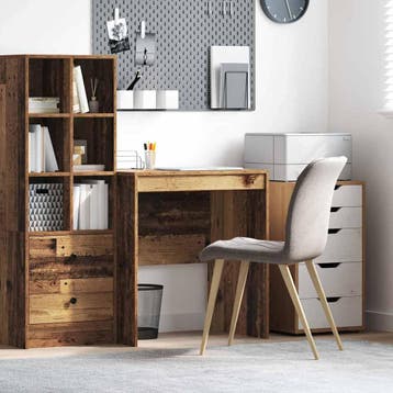 vidaXL Bureau Oudhout 70 x 50 x 76 cm, Verzenden, Nieuw