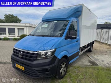 Zakelijke lease - Volkswagen Crafter Bestel 35 2.0 TDI L4H3, Stof, Gebruikt, Euro 6, Blauw