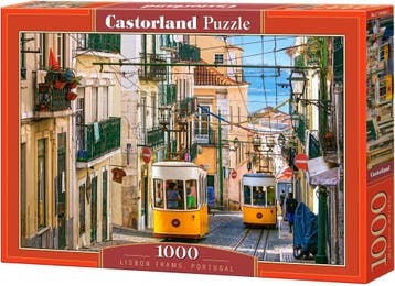 Lisbon Trams, Portugal Puzzel (1000 stukjes) | Castorland -, Hobby en Vrije tijd, Verzenden, Nieuw