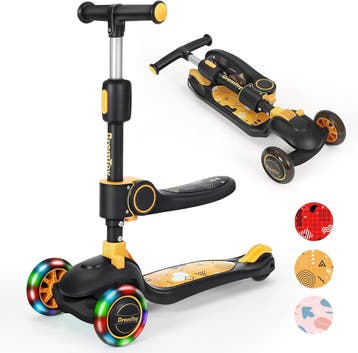Kinderstep - 3 wielen - Kinder step jongens - LED Wielen - V, Fietsen en Brommers, Steps, Verzenden, Zo goed als nieuw
