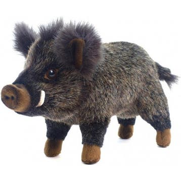 Hansa everzwijn knuffel - pluche - 29 cm - grijs - staand, Verzenden, Nieuw