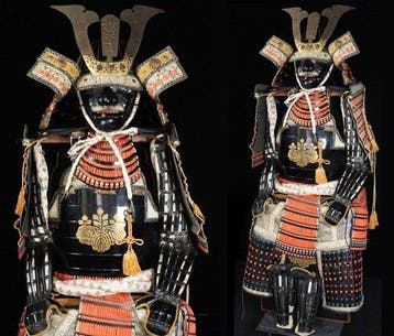 Japanse samoerai Yoroi (Gusoku) - volledige ijzeren harnas