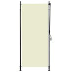 Buitenjaloezie 100x270cm creme | retourdeal 32% korting, 100 tot 150 cm, 200 cm of meer, Nieuw, Ophalen of Verzenden