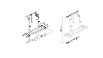 Fiamma Kit Bars Carry-Bike DJ Ducato >2006, Ophalen of Verzenden, Nieuw