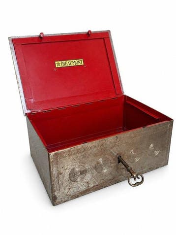 Beaumont - Brandkast - Staal - Early Production Model, Antiek en Kunst