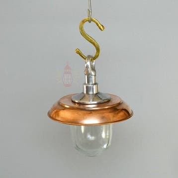 Plafondlamp - Metaal, Emaille